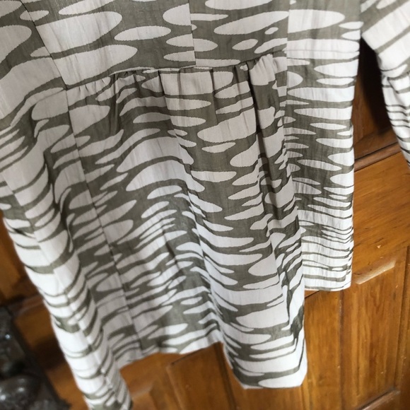 Mac & Jac Olive and White Patterned Jacket - Picture 4 of 13